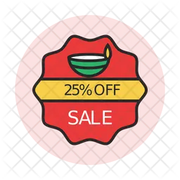 25% off tag  Icon