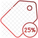 25 Percent Discount Sale Icon