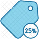 25 Percent Discount Sale Icon