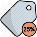 25 por ciento  Icono