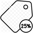 25 Prozent  Symbol