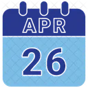 26 April April 26 26 Date Icon