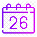 26 Date  Icon