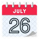 26 de julho  Ícone