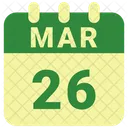 Marco Data Calendario Ícone