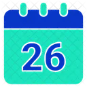 Day Date Calendar Icon