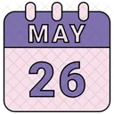 May Calendar Date Icon