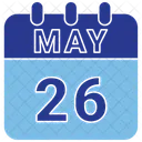 May Calendar Date Icon