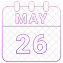 May Calendar Date Icon