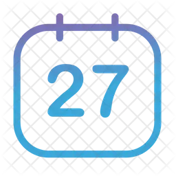 27 Date  Icon
