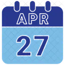 27 De Abril 27 De Abril 27 Fecha Icono