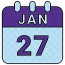 27 de enero  Icono