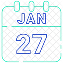 27 de enero  Icono