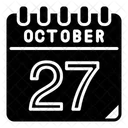 27 de octubre  Icono