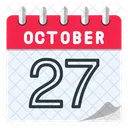 27 de octubre  Icono