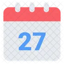 Day Date Calendar Icon