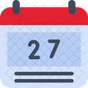 Calendario Horario Tiempo Icono