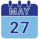 May Calendar Date Icon