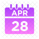 Apr Week Time Icon