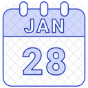 28 de enero  Icono