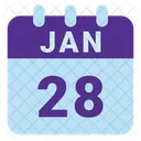 28 de enero  Icono