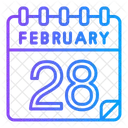 28 de febrero  Icono
