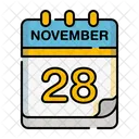 Calendario Fecha Hora Y Fecha Icono