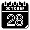 28 de octubre  Icono