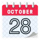 28 de octubre  Icono