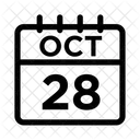 28 de octubre  Icono