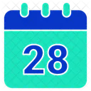 Day Date Calendar Icon