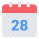 Day Date Calendar Icon