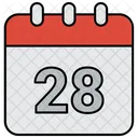 Dia Fecha Calendario Icono