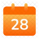 Calendario Fecha Mes Icono