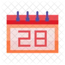 Calendario Fecha Mes Icono