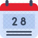 Calendario Horario Tiempo Icono