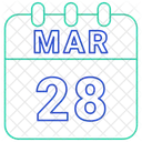 Marz Datum Kalender Icon