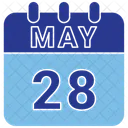 May Calendar Date Icon