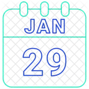 1 月、日付、カレンダー アイコン