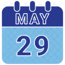 May Calendar Date Icon