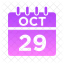 Oct Week Time Icon