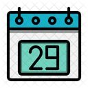 29 Datum Kalender Symbol