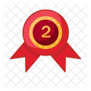 Médaille de 2e position  Icône