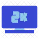 2k Fernseher  Symbol