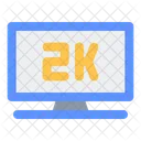 2k Fernseher  Symbol