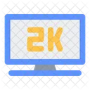 2 K Television 2 K Tv Icon