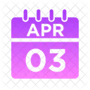 Apr Week Time Icon