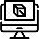 3 D Design Three Dimensional Icon