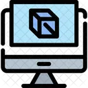 3 D Design Three Dimensional Icon