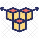 3 D Component Cube Icon